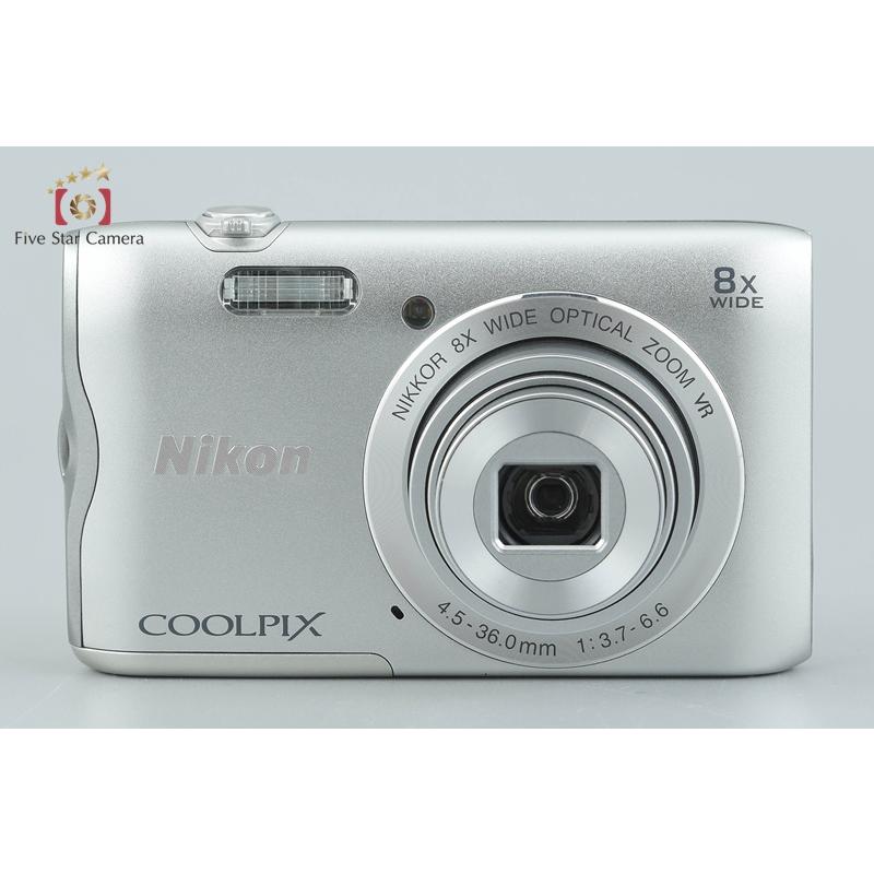 Nikon COOLPIX A300 デジカメ　中古品 ニコン（Nikon） 【中古】Nikon COOLPIX A300 シルバー コンパクト