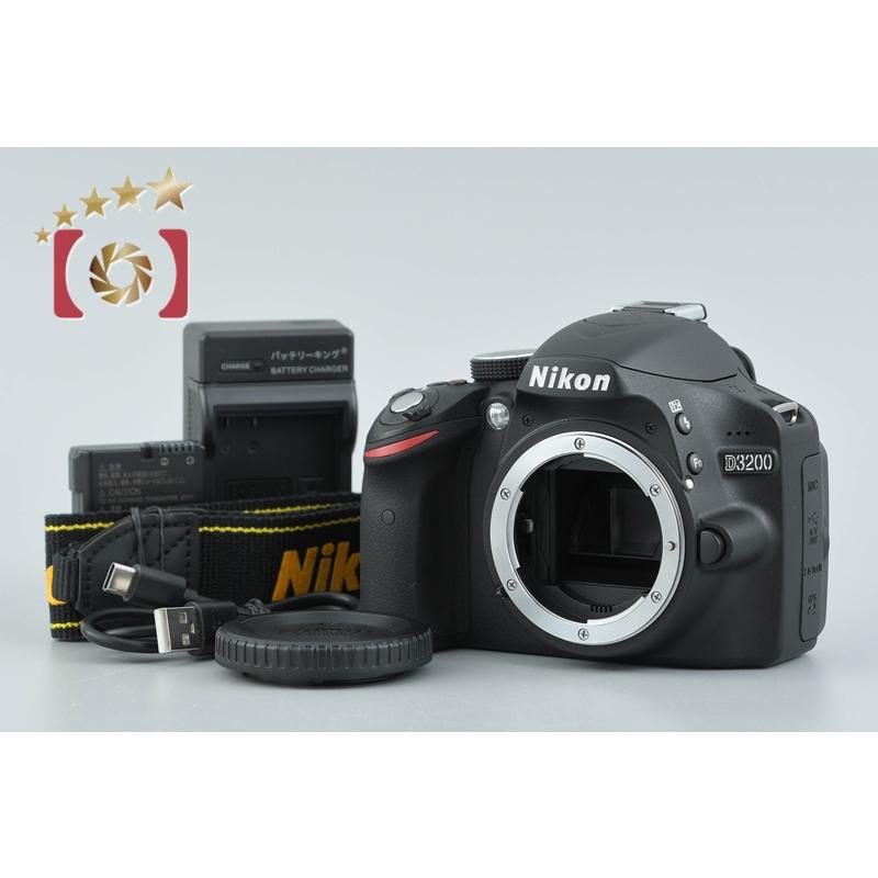 Nikon ニコン D3200 ボディ ★シャッター回数11,137回★ ニコン（Nikon） 【中古】Nikon D3200 ブラック デジタル一眼レフ