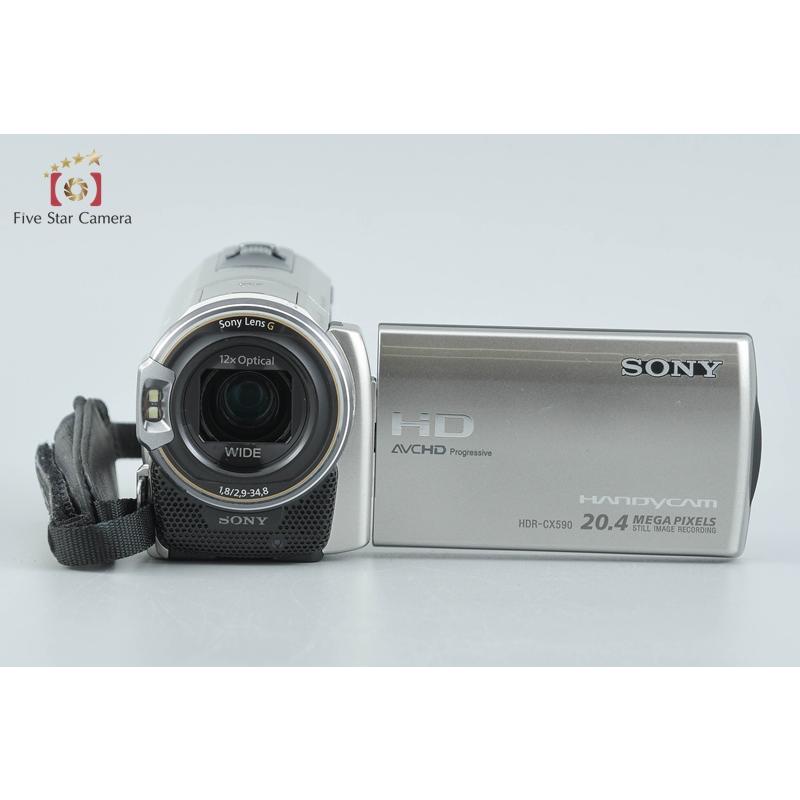 SONY（ソニー） 【中古】SONY HANDYCAM HDR-CX590V シャンパンシルバー