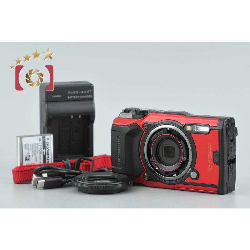 オリンパス（OLYMPUS） 【中古】OLYMPUS TOUGH TG-6 レッド コンパクト