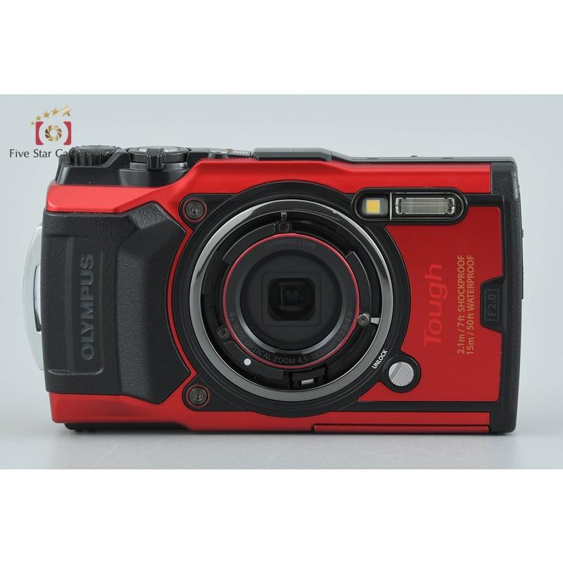 オリンパス（OLYMPUS） 【中古】OLYMPUS TOUGH TG-6 レッド コンパクト