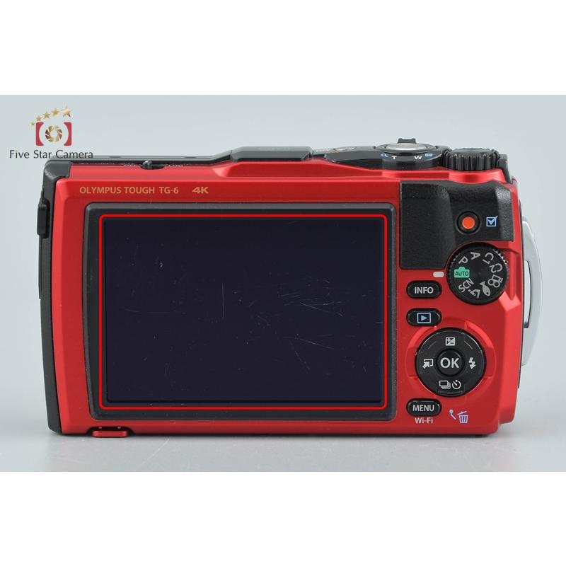 オリンパス（OLYMPUS） 【中古】OLYMPUS TOUGH TG-6 レッド コンパクト