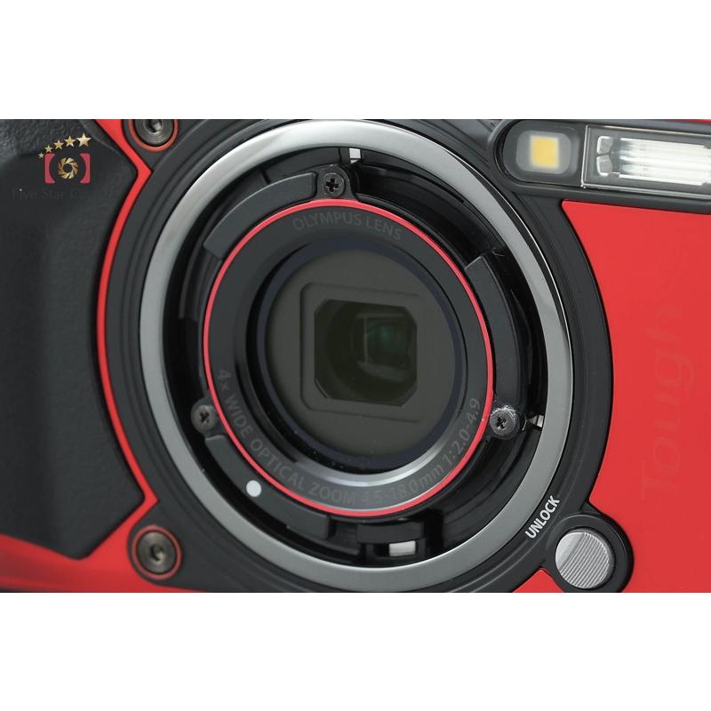 オリンパス（OLYMPUS） 【中古】OLYMPUS TOUGH TG-6 レッド コンパクト