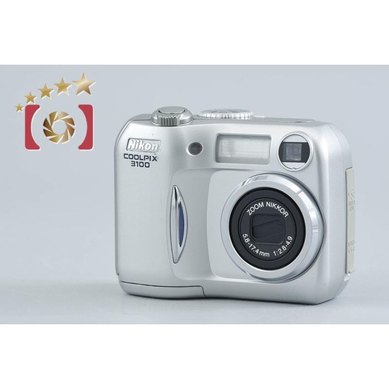 Nikon COOLPIX E3100 シルバー コンパクトデジタルカメラ 美品 ニコン（Nikon） 【中古】Nikon COOLPIX E3100 シルバー コンパクト