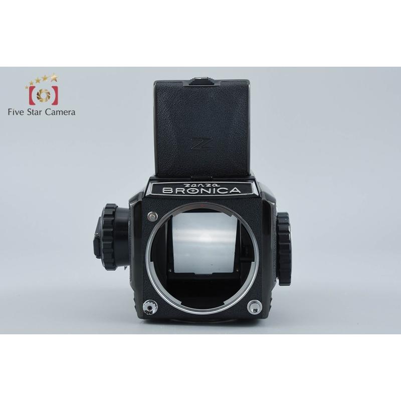 極上完動品 ゼンザブロニカ Zenza S2A 黒 75mmF2.8 4751 中古】ZENZA BRONICA ゼンザブロニカ S2 後期 ブラック + Nikon NIKKOR