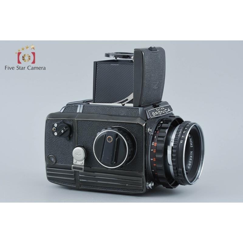 中古】ZENZA BRONICA ゼンザブロニカ S2 後期 ブラック + Nikon NIKKOR