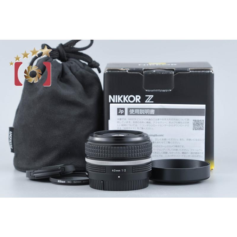 【中古】Nikon ニコン NIKKOR Z 40mm f/2 SE 元箱付き | ニコン