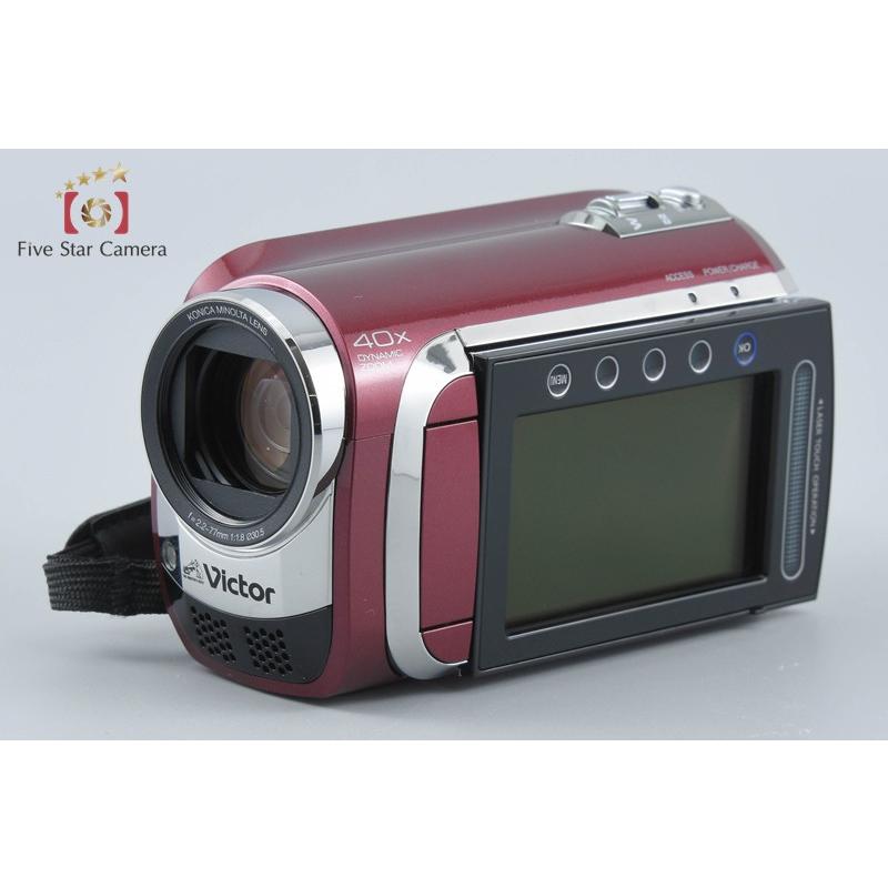 中古】JVC ケンウッド Everio GZ-MG650 レッド デジタルビデオカメラ