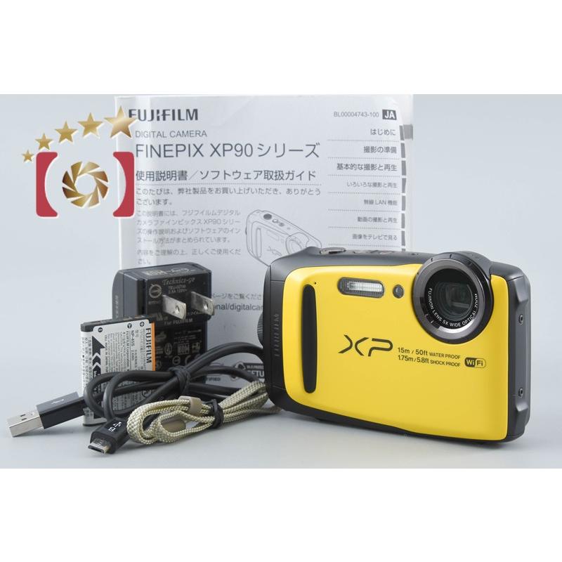 FUJIFILM FinePix XP90 イエロー 中古 FUJIFILM（フジフイルム） 【中古】FUJIFILM 富士フイルム FINEPIX