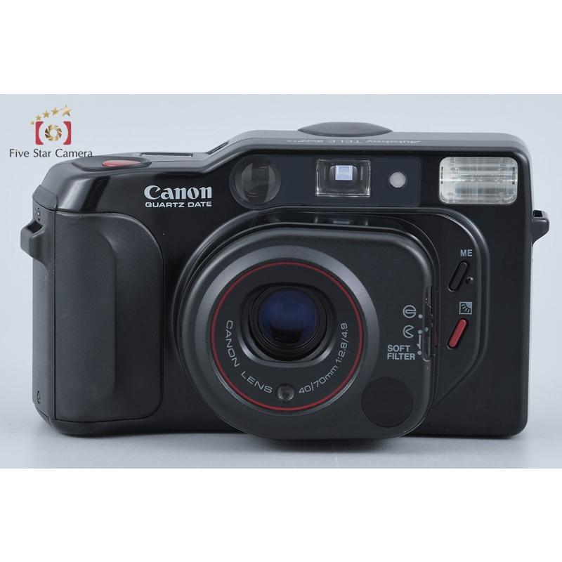 中古】Canon キヤノン Autoboy TELE QUARTZ DATE コンパクトフィルムカメラ