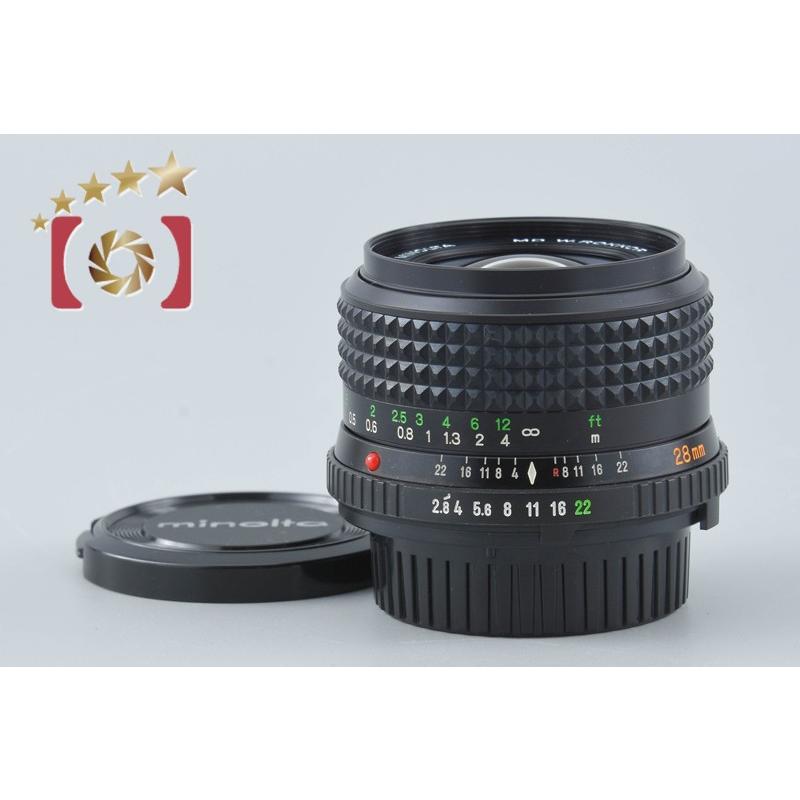中古】MINOLTA ミノルタ MD W.ROKKOR 28mm f/2.8 : 中古カメラの