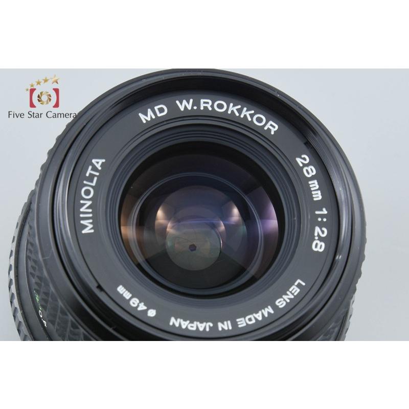 中古】MINOLTA ミノルタ MD W.ROKKOR 28mm f/2.8 : 中古カメラの
