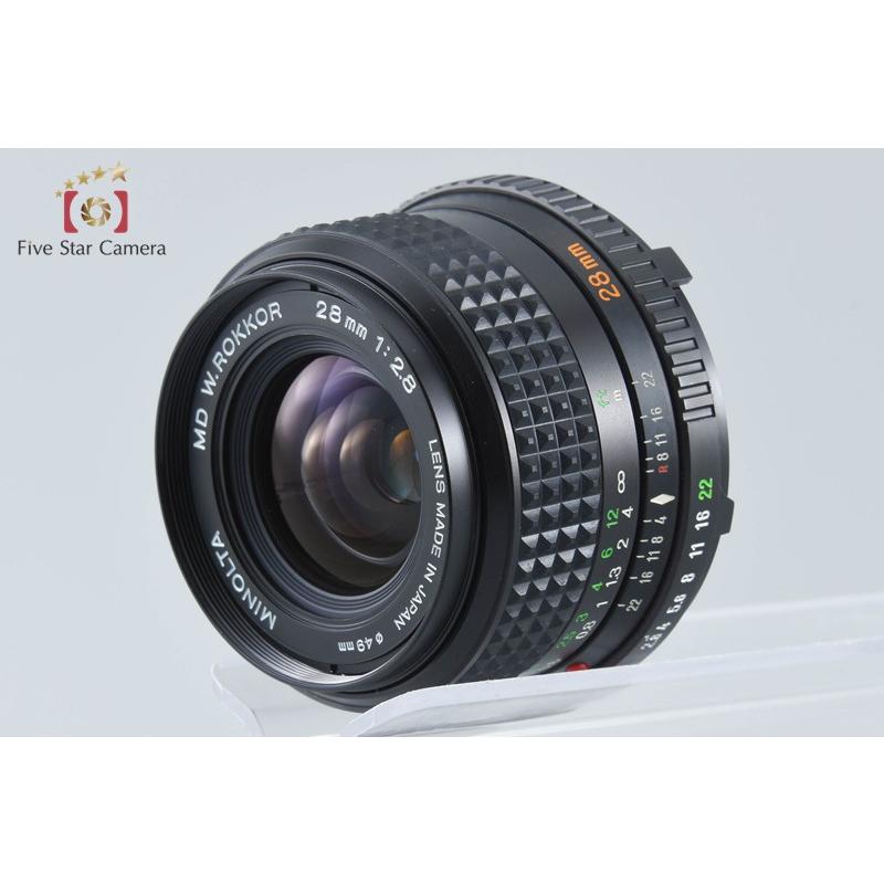 中古】MINOLTA ミノルタ MD W.ROKKOR 28mm f/2.8 : 中古カメラの