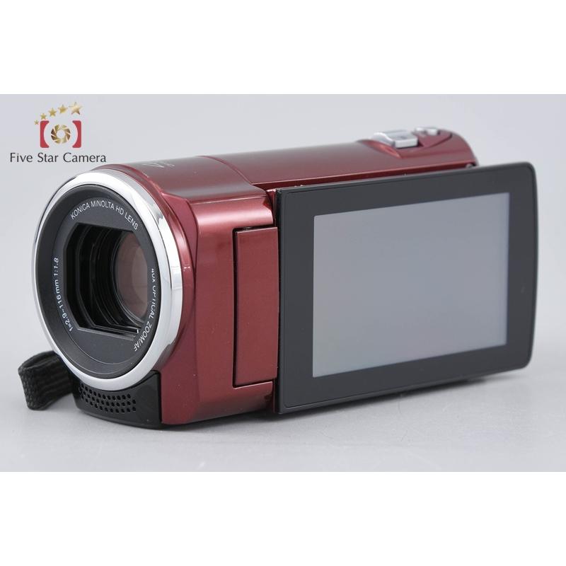 【美品】JVC Everio GZ-HM460 レッド　動作確認済 中古】JVC ケンウッド Everio GZ-HM460 レッド デジタルビデオカメラ