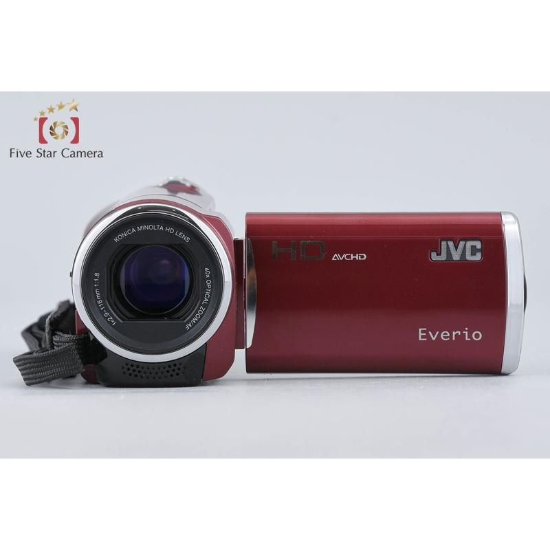 中古】JVC ケンウッド Everio GZ-HM460 レッド デジタルビデオカメラ