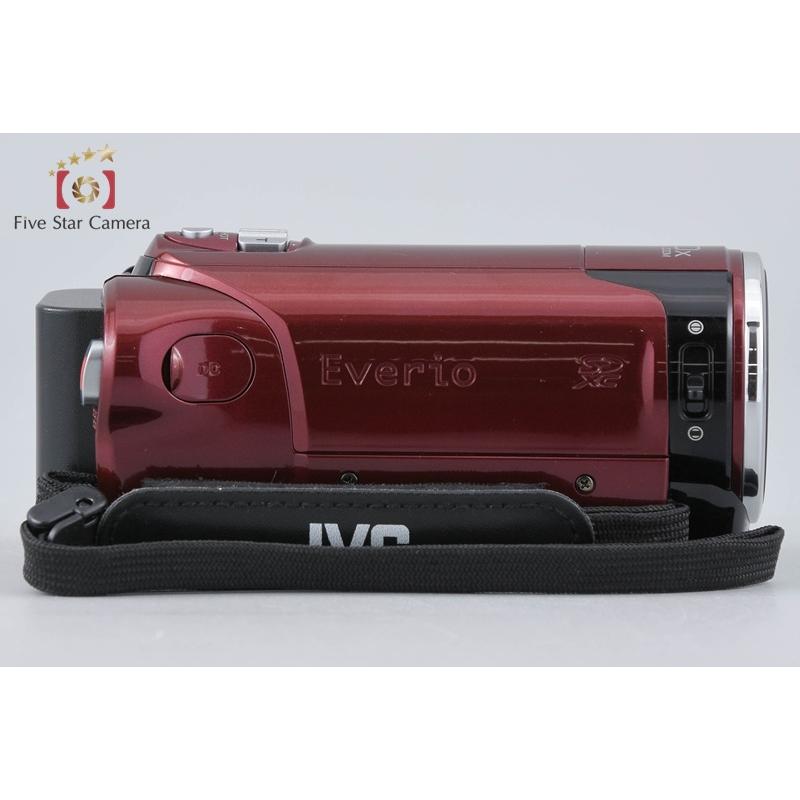 中古】JVC ケンウッド Everio GZ-HM460 レッド デジタルビデオカメラ