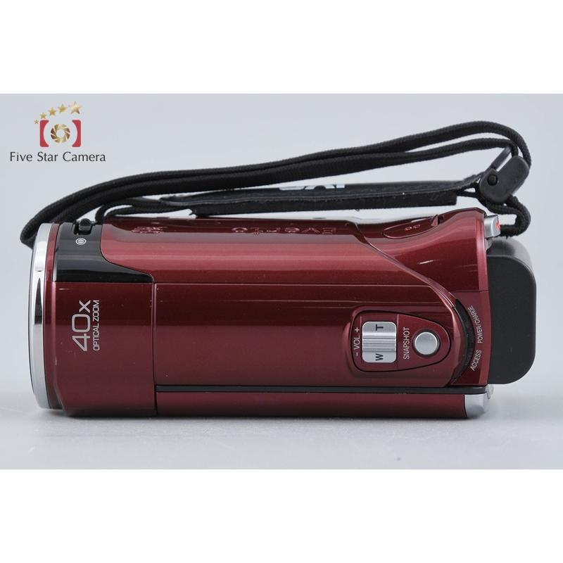 中古】JVC ケンウッド Everio GZ-HM460 レッド デジタルビデオカメラ