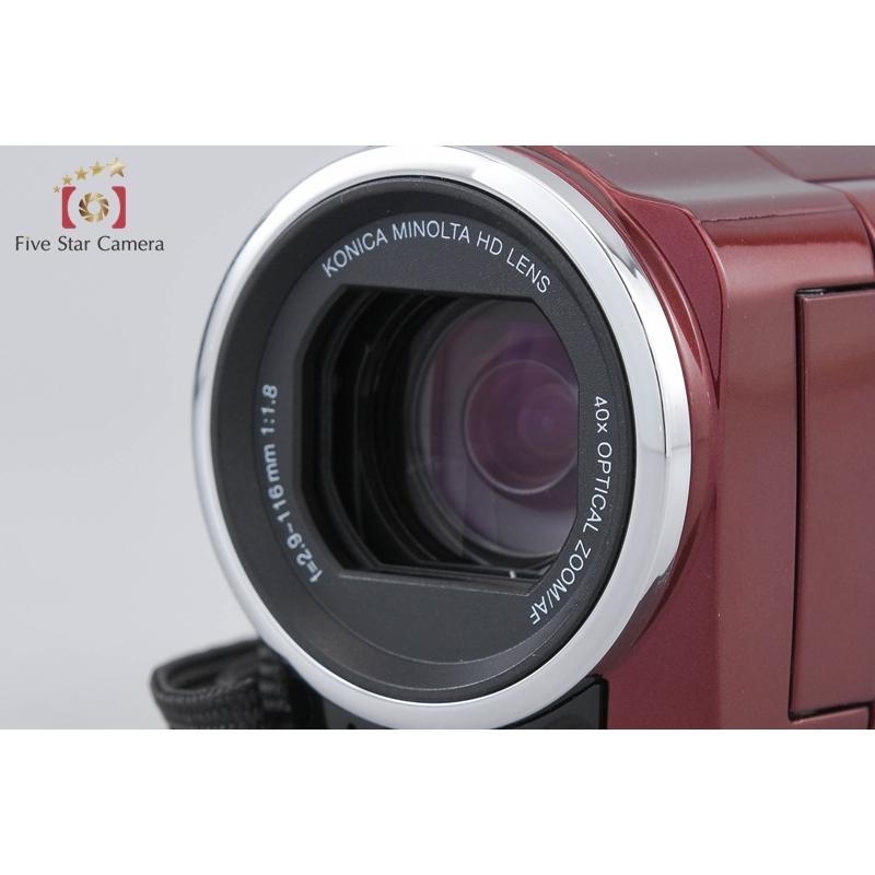中古】JVC ケンウッド Everio GZ-HM460 レッド デジタルビデオカメラ