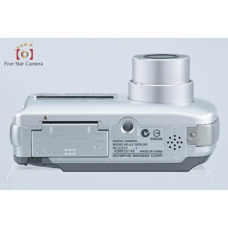 Olympus μ DIGITAL 800 動作確認済 AC起動 充電器付き オリンパス（OLYMPUS） 【中古】OLYMPUS μ DIGITAL 800 シルバー