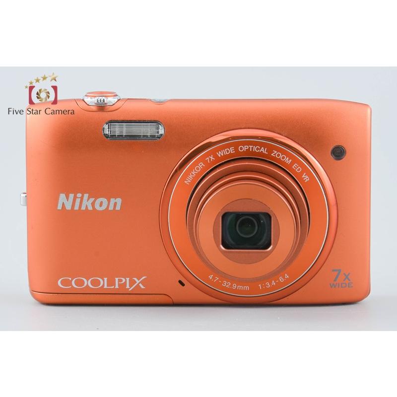 ニコン（Nikon） 【中古】Nikon COOLPIX S3500 アプリコットオレンジ