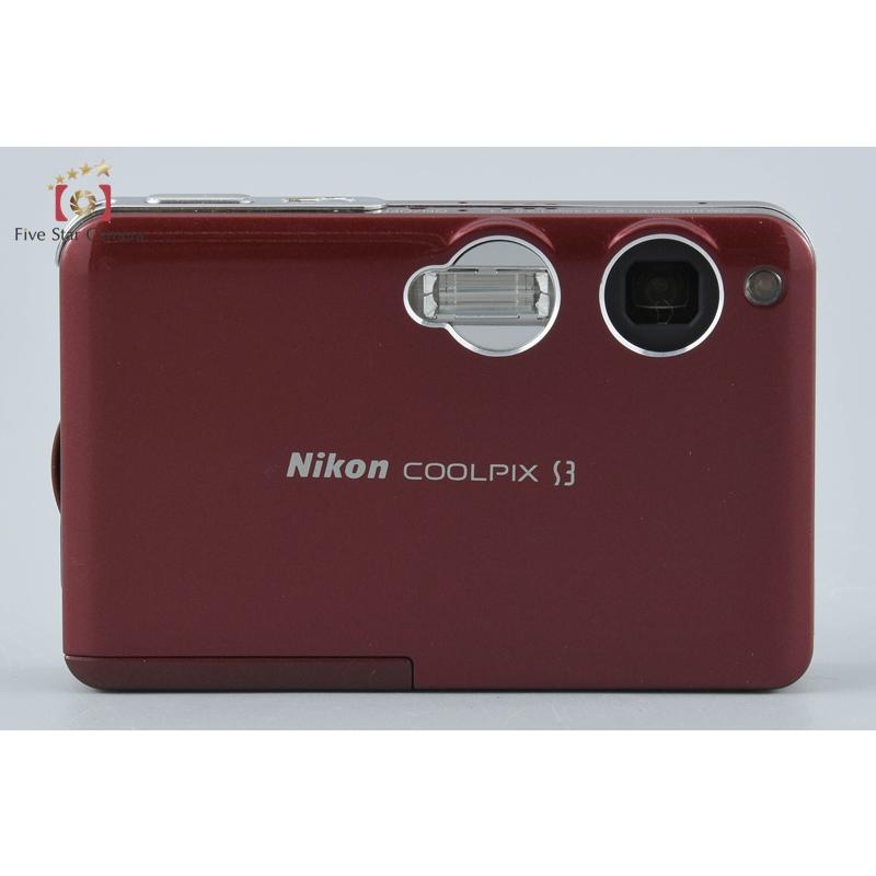 ニコン（Nikon） 【中古】Nikon COOLPIX S3 ノーブルワイン コンパクト