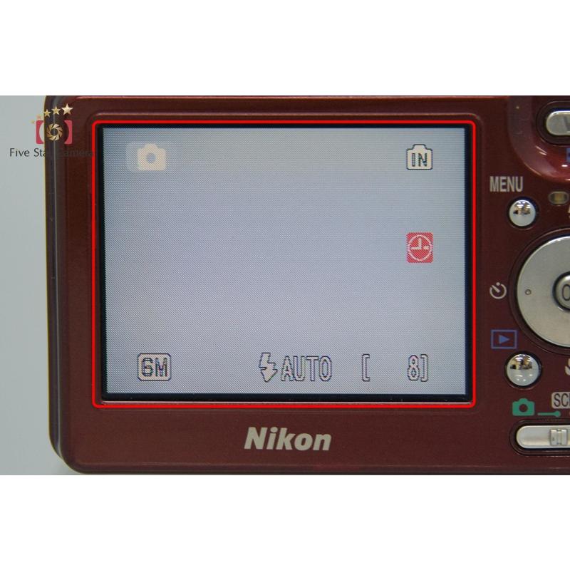 ニコン（Nikon） 【中古】Nikon COOLPIX S3 ノーブルワイン コンパクト
