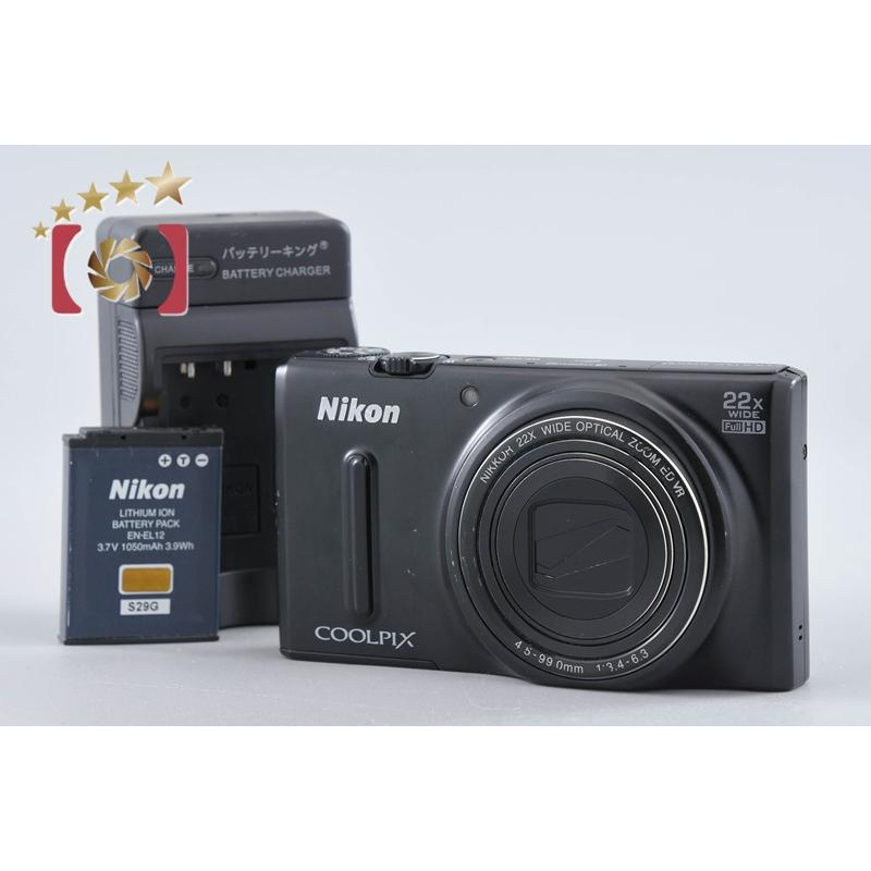 Nikon COOLPIX S9600 ブラック　ニコン　コンデジ　デジカメ ニコン（Nikon） 【中古】Nikon COOLPIX S9600 ブラック コンパクト