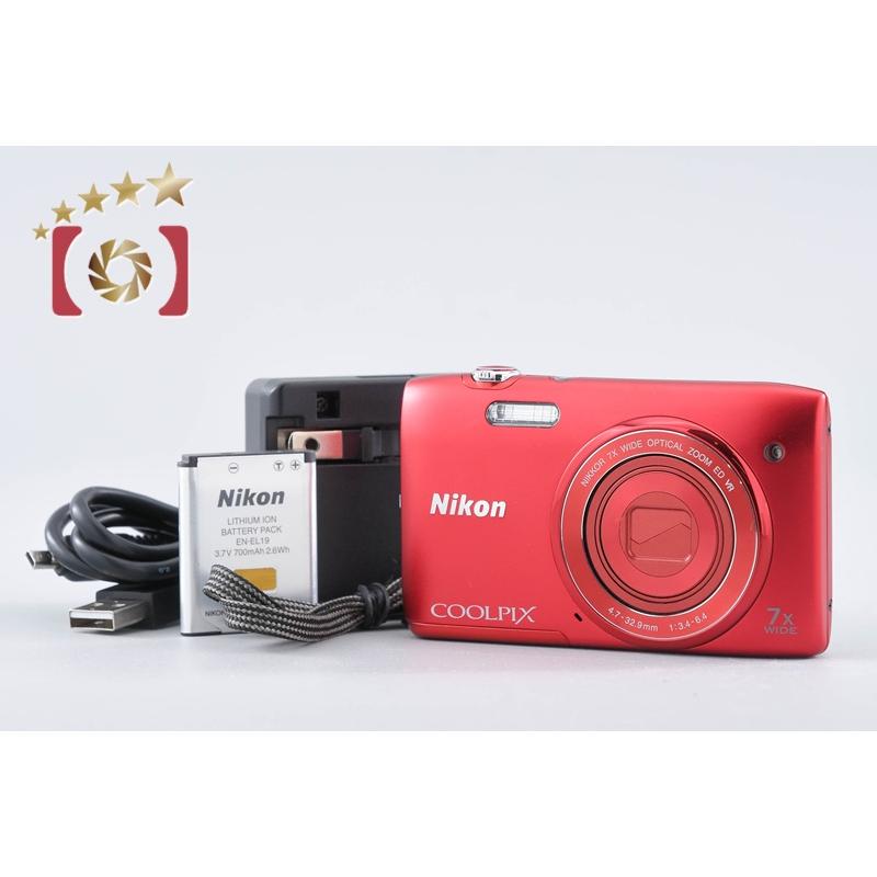 ニコン（Nikon） 【中古】Nikon COOLPIX S3500 ラズベリーレッド