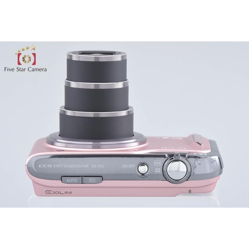 美品　CASIO　カシオ　 EXILIM EX-H15 エクシリム　ピンク CASIO（カシオ） 【中古】Casio EXILIM EX-H15 ピンク コンパクト