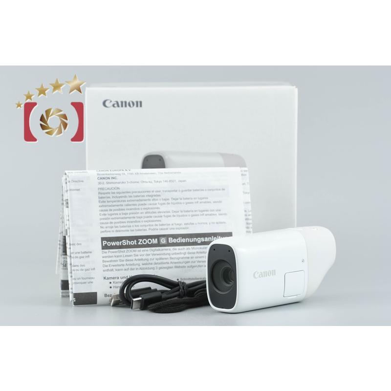 Canon PowerShot ZOOM デジタルカメラ（未使用） キヤノン（Canon） 【中古】Canon PowerShot ZOOM ホワイト コンパクト