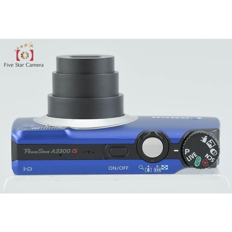 Canon PowerShot A3300 IS 完品 動作品 青 キヤノン（Canon） 【中古】Canon PowerShot A3300 IS ブルー