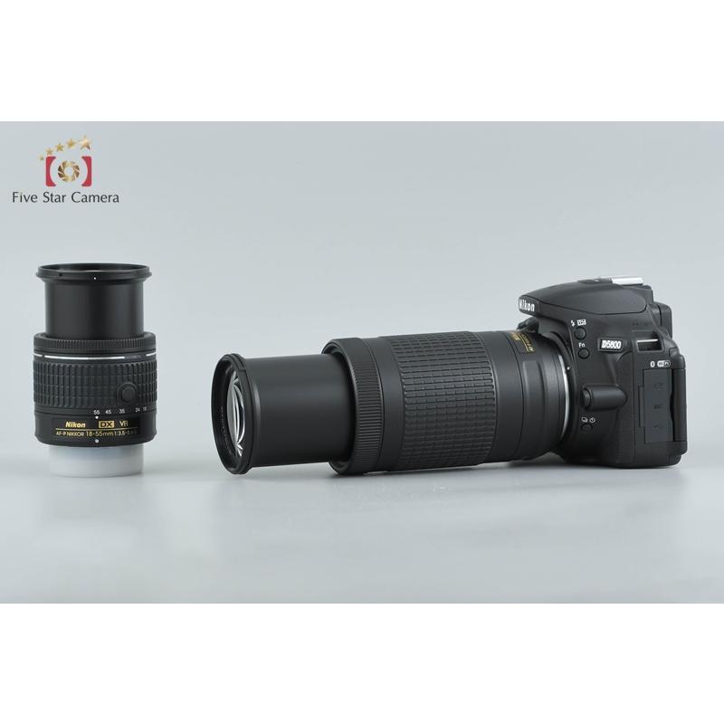 【美品・シャッター数12,891回】Nikon D5600 一眼レフ ニコン（Nikon） 【中古】Nikon D5600 ダブルズームキット シャッター