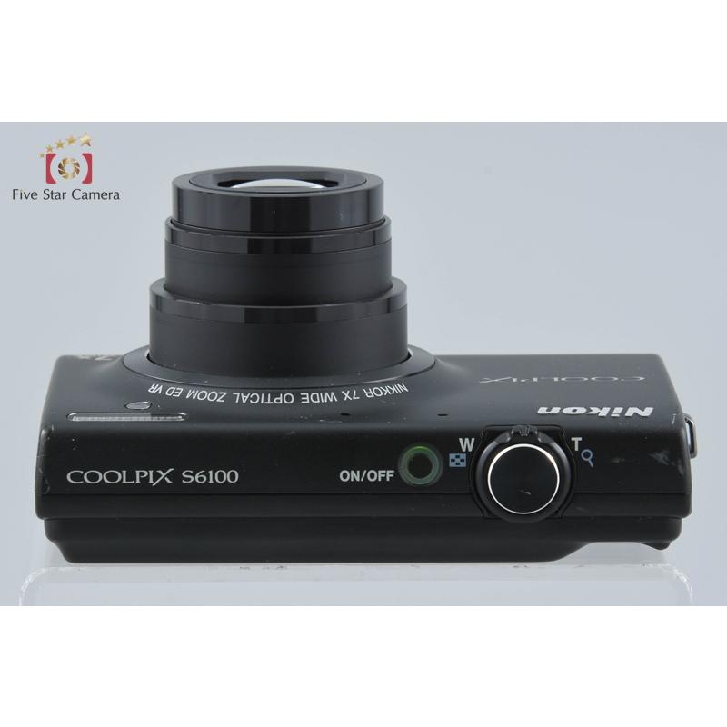 S371Nikon COOLPIX S6100 デジカメ 極美品 ほぼ未使用 ニコン（Nikon） 【中古】Nikon COOLPIX S6100 ノーブルブラック