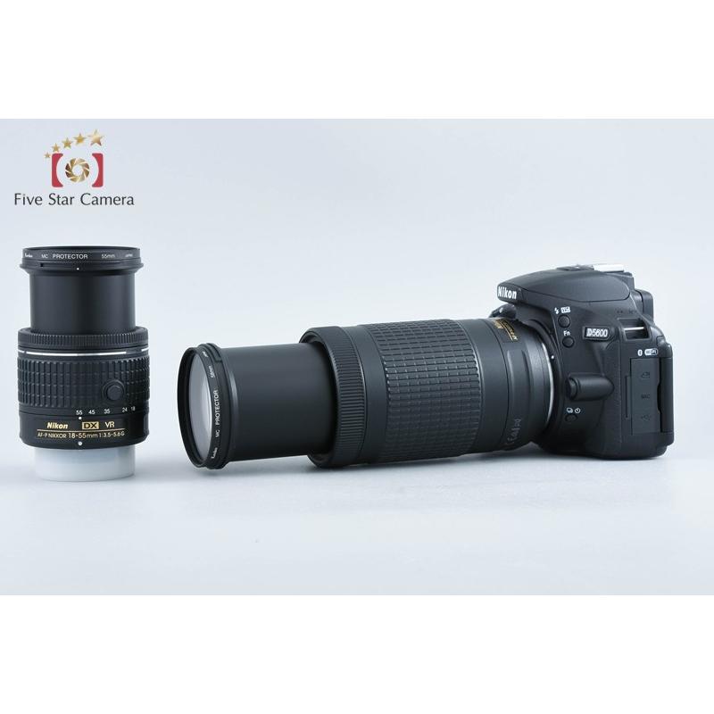 ニコン（Nikon） 【中古】Nikon D5600 ダブルズームキット : 中古