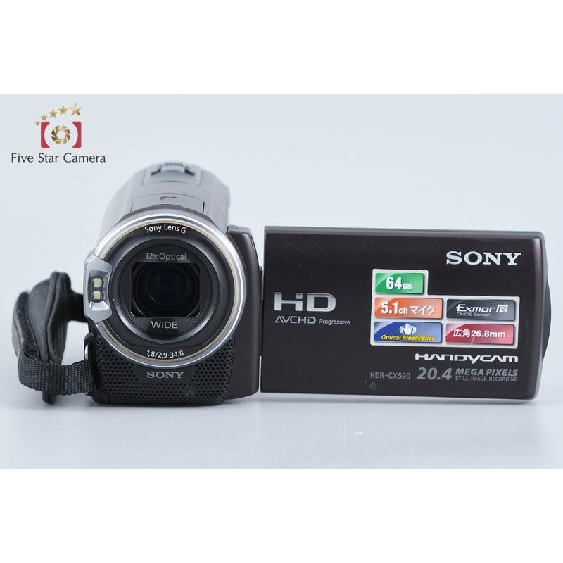 SONY（ソニー） 【中古】SONY HANDYCAM HDR-CX590V ボルドーブラウン
