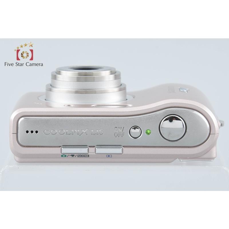 ニコンデジタルカメラCOOLPIC　L15 ピンク 2007年製 ニコン（Nikon） 【中古】Nikon COOLPIX L15 ピンク コンパクト