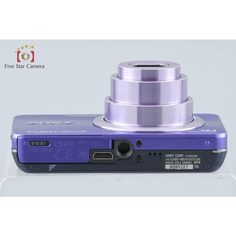 SONY（ソニー） 【中古】SONY Cyber-shot DSC-W570 バイオレット