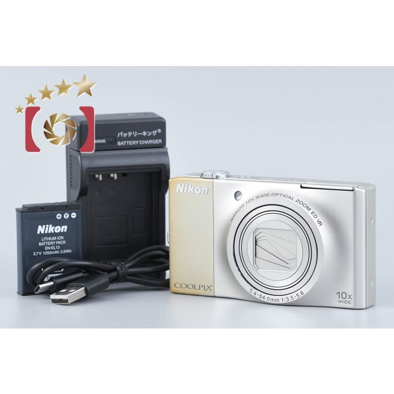 ニコン（Nikon） 【中古】Nikon COOLPIX S8000 シャンパンシルバー