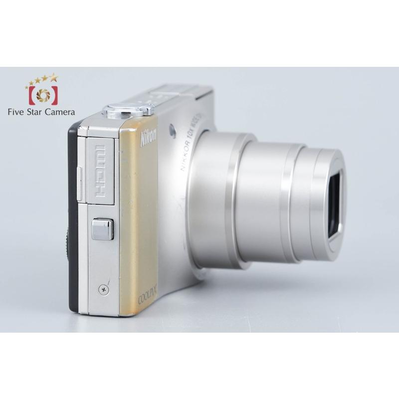 【美品】Nikon COOLPIX S8000 コンデジ　シルバー ニコン（Nikon） 【中古】Nikon COOLPIX S8000 シャンパンシルバー