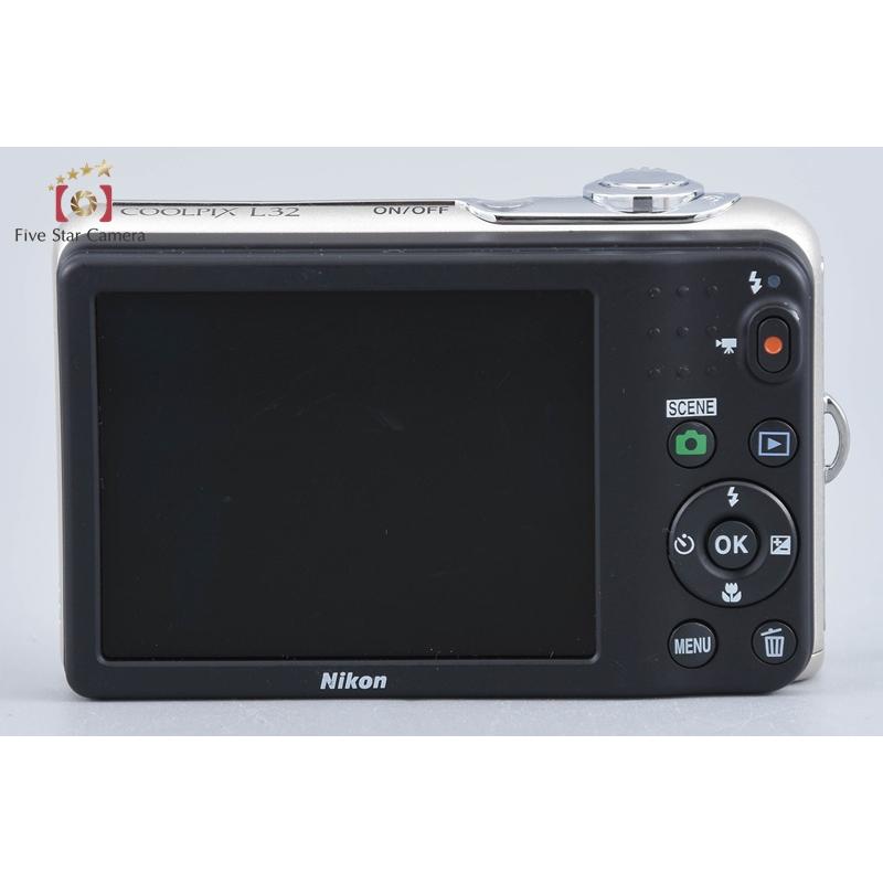 ニコン（Nikon） 【中古】Nikon COOLPIX L32 シルバー コンパクト