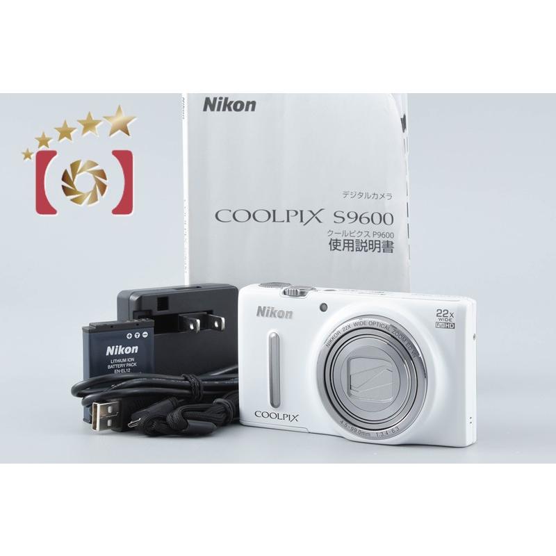 【ジャンク品】Nikon COOLPIX S9600 ホワイト デジタルカメラ ニコン（Nikon） 【中古】Nikon COOLPIX S9600 エレガントホワイト