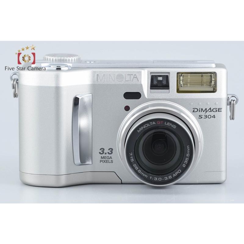 MINOLTA DIMAGE S304 コンパクトデジタルカメラ　(レア物) コニカミノルタ（KONICA MINOLTA） 【中古】KONICA MINOLTA DiMAGE