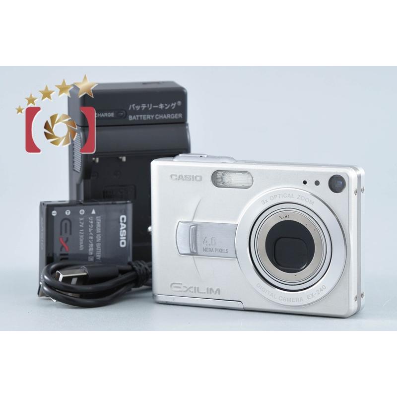 CASIO（カシオ） 【中古】CASIO EXILIM EX-Z40 シルバー コンパクト