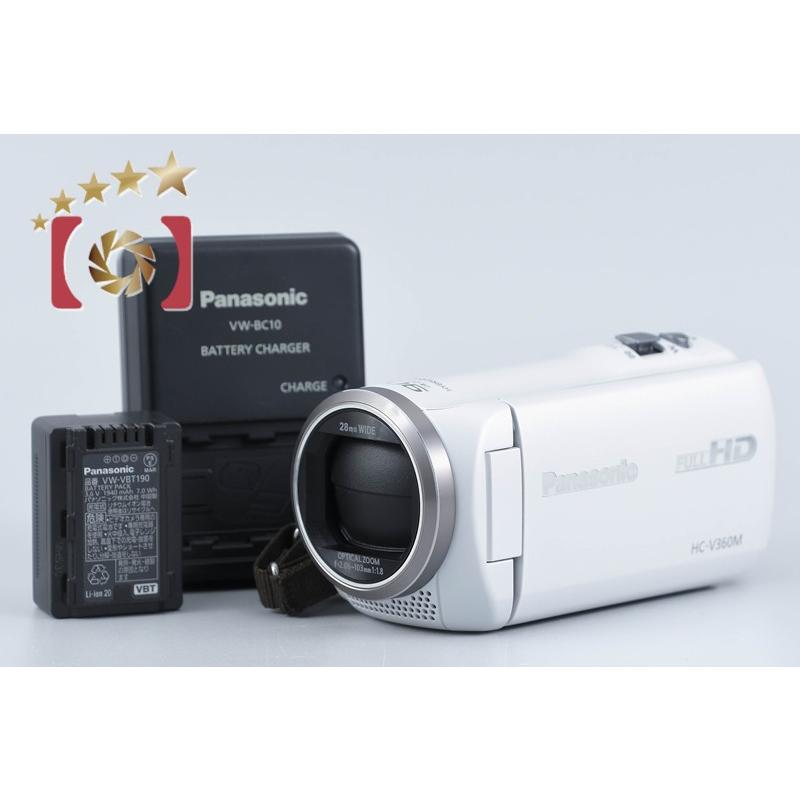 Panasonic HC-V360M ビデオカメラ 本体 中古品 Panasonic（パナソニック） 【中古】Panasonic HC-V360M ホワイト