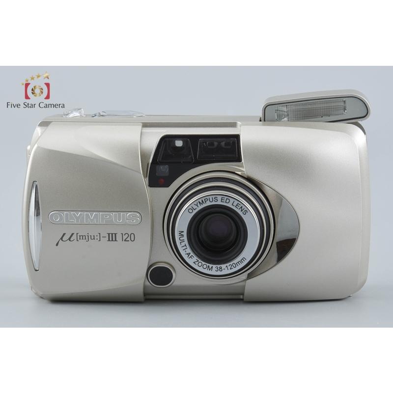 ★極上品★ OLYMPUS μ-III 120 コンパクトフィルムカメラ オリンパス（OLYMPUS） 【中古】OLYMPUS μ[mju:]-III ミューIII 120