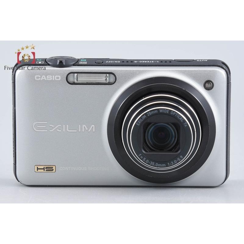 CASIO EXILIM EX-ZR10 動作確認済み　中古良品　SDカード付き CASIO（カシオ） 【中古】CASIO HIGH SPEED EXILIM EX-ZR10 シルバー