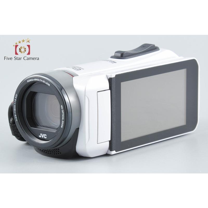 中古】JVC ケンウッド Everio R GZ-R400 パールホワイト デジタル
