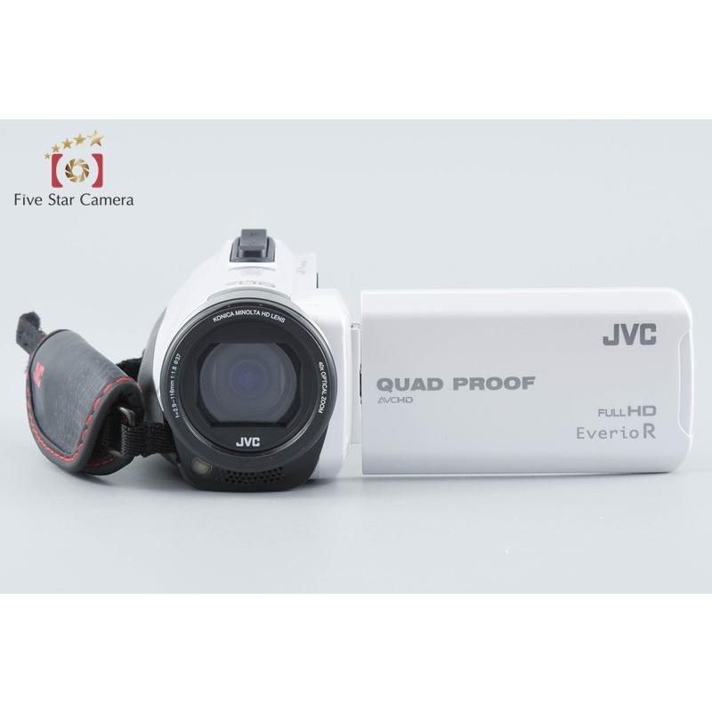 中古】JVC ケンウッド Everio R GZ-R400 パールホワイト デジタル