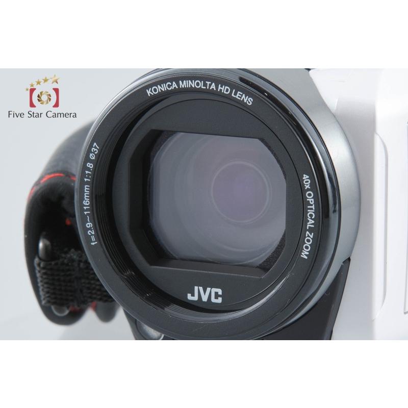 中古】JVC ケンウッド Everio R GZ-R400 パールホワイト デジタル