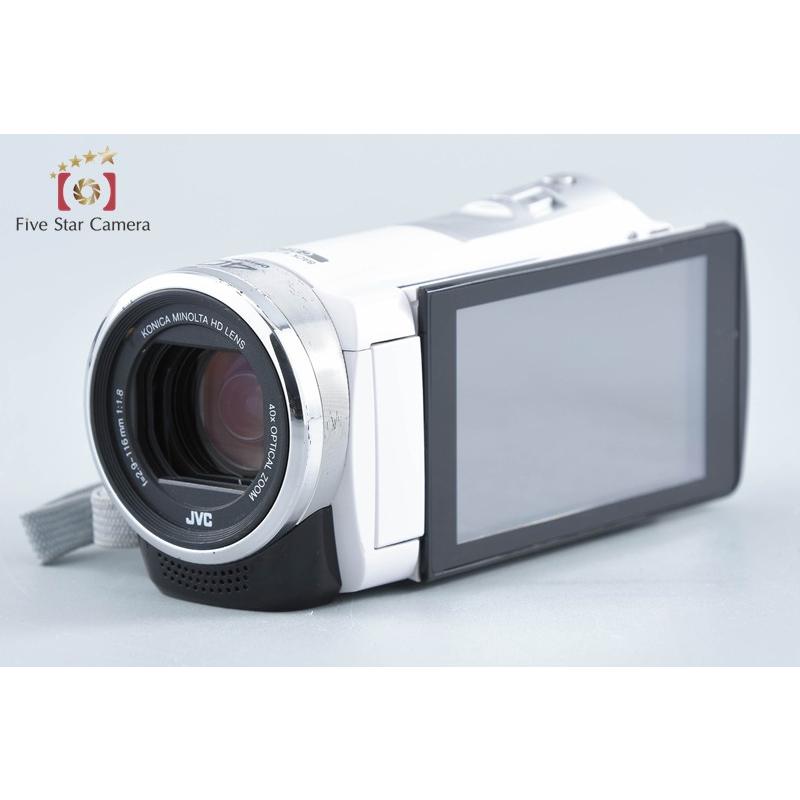 中古】JVC ケンウッド Everio GZ-HM33 ホワイト デジタルビデオカメラ